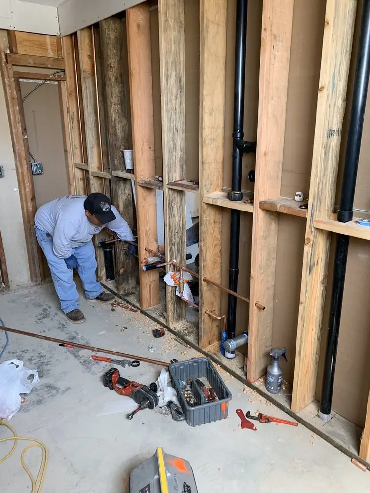 Commercial rough-in plumbing for Water Heater Replacement in Saugus Canyon